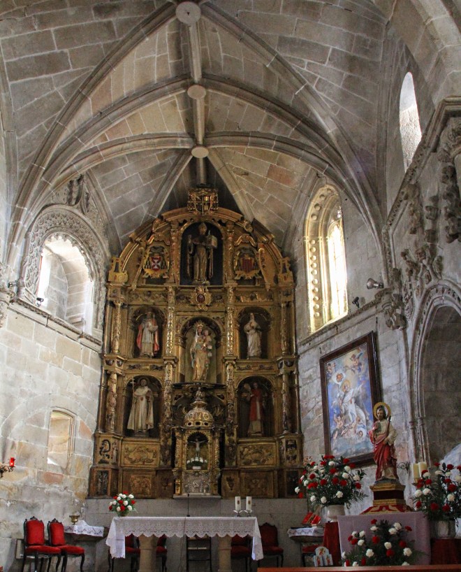 Inside the sanctuary of the monastery