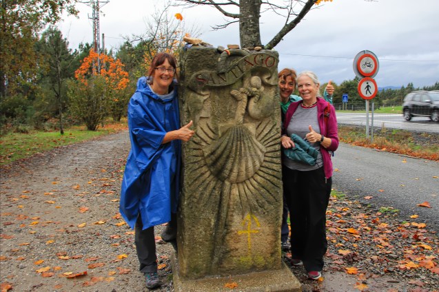 Entering Santiago....but still 5 km or so to go.