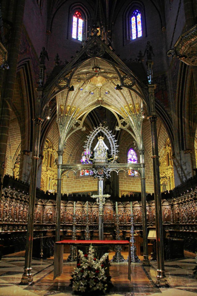 Inside the beautiful cathedral