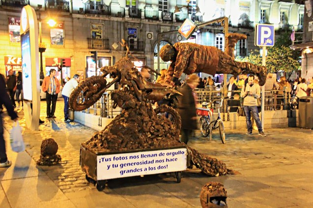 That's a real person hanging off that bike