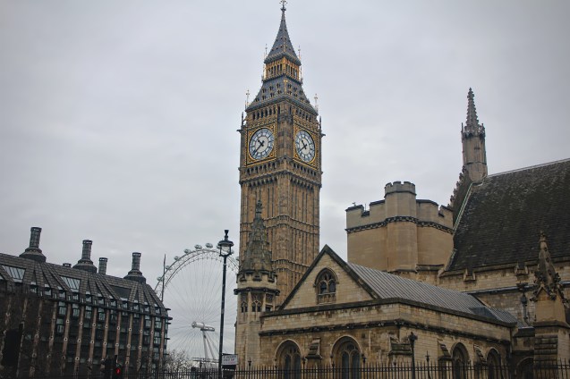 Big Ben and the London Eye