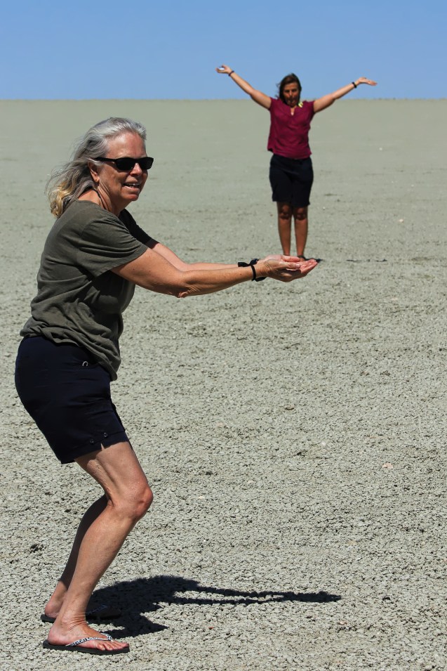 Salt pan perspective fun