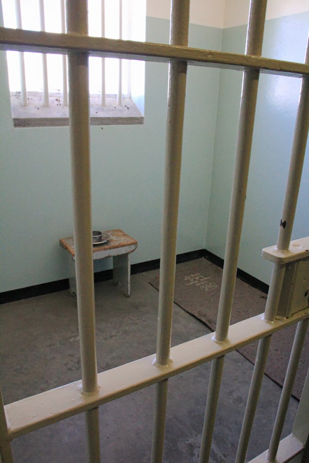Nelson Mandela's cell.