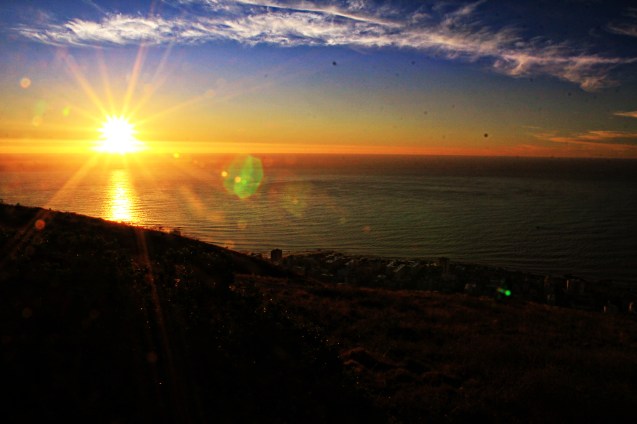 Sunset over the Atlantic from Signal Hill