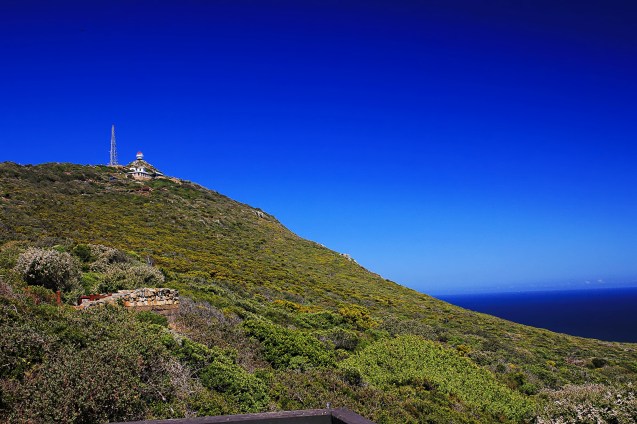 View of the lighthouse from below. Yep, it's a good climb!