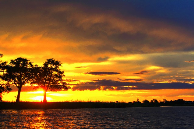 Sunset over the Chobe River