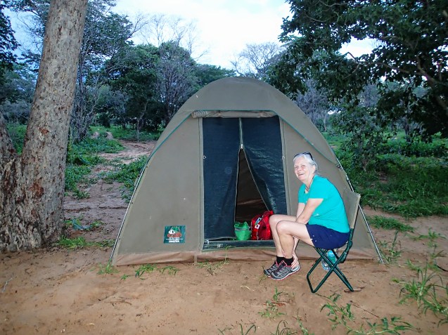 Our humble abode in the bush