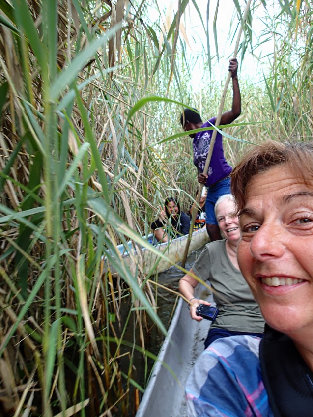 SELFIE!! With Dicks working hard poling for us