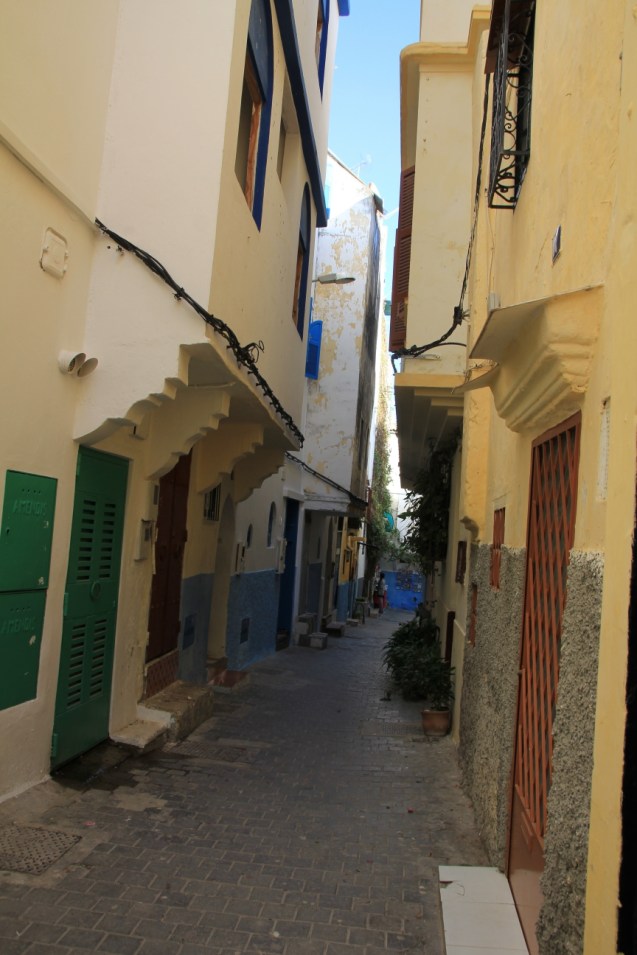 Typical street in Tangiers