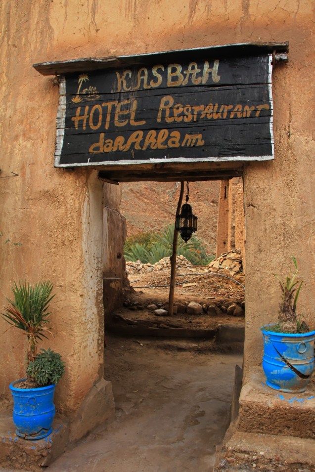 Walking through the village