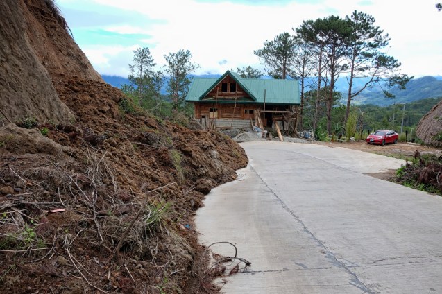 Still some landslides left from the typhoon