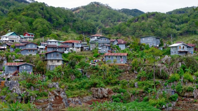 Houses built in the rocks